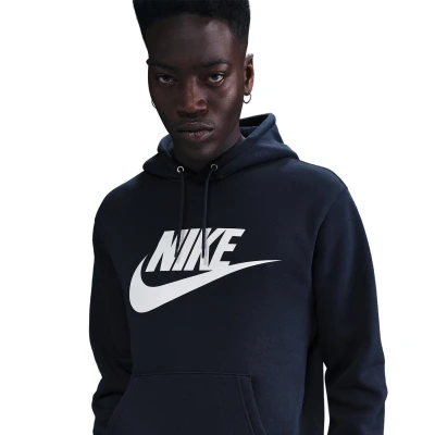 Nike M NK CLUB BB PO GFX HOODIE BLUE pánská mikina