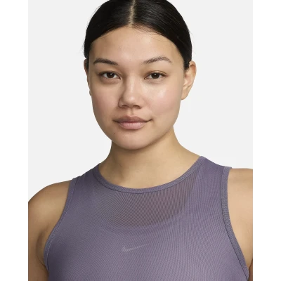 Nike Pro MESH TANK-509 DAYBREAK/WHITE dámské tréninkové tílko