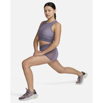 Nike Pro MESH TANK-509 DAYBREAK/WHITE dámské tréninkové tílko