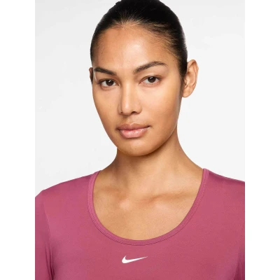 Nike Pro W NP DF LS TOP GG SHINE SWEET BEET/RUSH MAROON/WHITE dámské tréninkové tričko