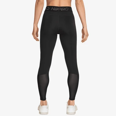 Nike Pro W NP DF MR 7/8 TIGHT TT GRX-010-Black dámské legíny