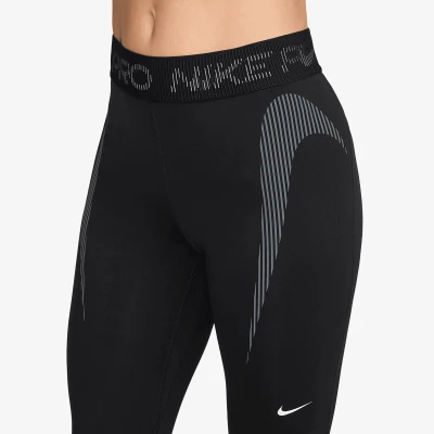 Nike Pro W NP DF MR 7/8 TIGHT TT GRX-010-Black dámské legíny