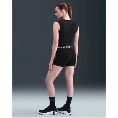 Nike Pro W NP TANK GG GRX BLACK/WHITE dámské tréninkové tričko