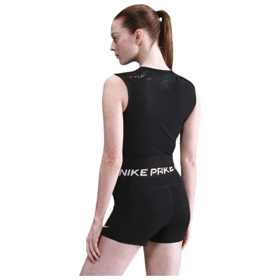 Nike Pro W NP TANK GG GRX BLACK/WHITE dámské tréninkové tričko