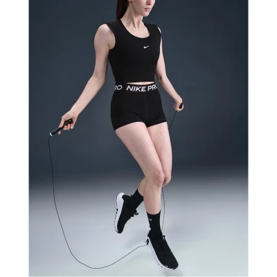 Nike Pro W NP TANK GG GRX BLACK/WHITE dámské tréninkové tričko