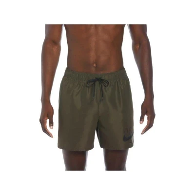 Nike Swim NIKE LOGO LAP 5 inch UNIVER-CARGO KHAKI pánské plavky