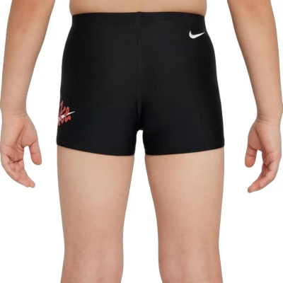 Nike Swim Scribble Square Leg-001-Black chlapecké plavky