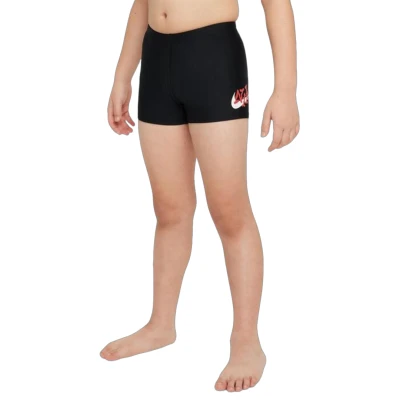 Nike Swim Scribble Square Leg-001-Black chlapecké plavky