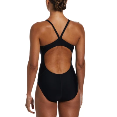 Nike Swim SOLID BLACK-BLACK dámské plavky