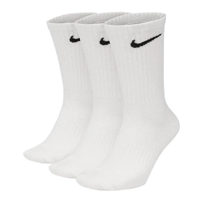 Nike U NK EVERYDAY LTWT CREW 3PR-White ponožky