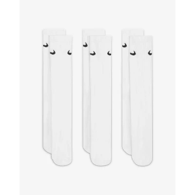 Nike U NK EVERYDAY LTWT CREW 3PR-White ponožky