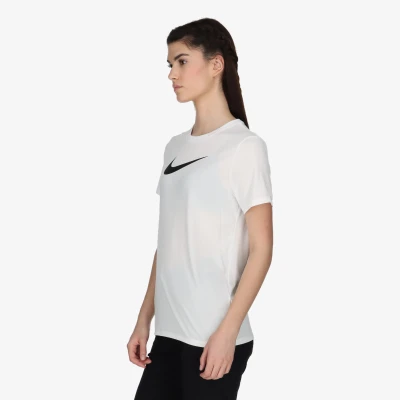 Nike W NK DF TEE RLGND HBR WHITE/BLACK dámské tréninkové tričko