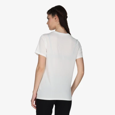 Nike W NK DF TEE RLGND HBR WHITE/BLACK dámské tréninkové tričko