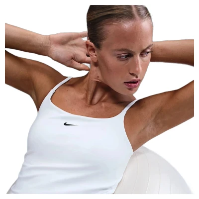 Nike W NK ONE DF TANK CPSL SPD WHITE/BLACK dámské tréninkové tílko