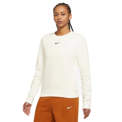 Nike W NSW PHNX FLC STD CREW SAIL/BLACK dámská zateplená mikina