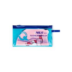 NILS Aqua Dětská silikonová čepice NQC Unicorn
