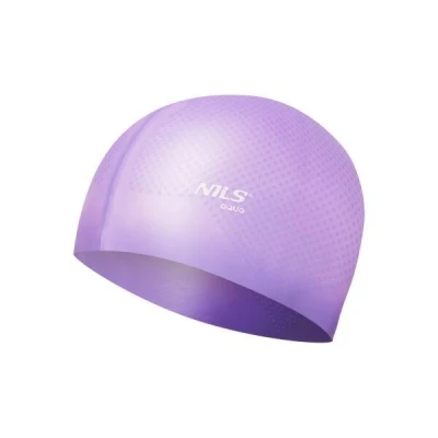 NILS Aqua Silikonová čepice NQC Dots fialová (VÝPRODEJ) NILS Aqua Silikonová čepice NQC Dots fialová (VÝPRODEJ)