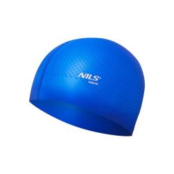 NILS Aqua Silikónová čiapka NQC Dots modrá NILS Aqua Silikónová čiapka NQC Dots modrá