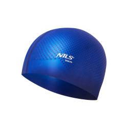 NILS Aqua Silikónová čiapka NQC Dots tmavomodrá NILS Aqua Silikónová čiapka NQC Dots tmavomodrá