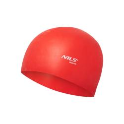 NILS Aqua Silikónová čiapka NQC RD01 červená NILS Aqua Silikónová čiapka NQC RD01 červená