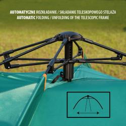 Nils Camp NC7819 2v1 zelený automatický stan