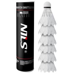 NILS Badmintonové míčky z peří NBL6206 6 ks