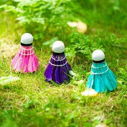 NILS Badmintonové míčky z peří NBL6213 multicolor 3 ks