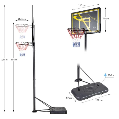 NILS Basketbalový koš ZDK019E