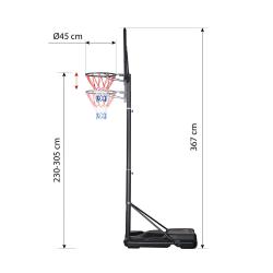 NILS Basketbalový kôš ZDKA21