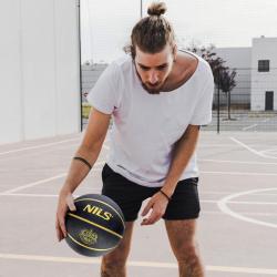 NILS Basketbalový míč NPK270 Slasher 7 černý