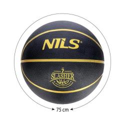 NILS Basketbalový míč NPK270 Slasher 7 černý