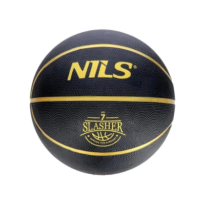 NILS Basketbalový míč NPK270 Slasher 7 černý NILS Basketbalový míč NPK270 Slasher 7 černý