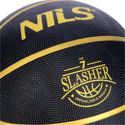 NILS Basketbalový míč NPK270 Slasher 7 černý