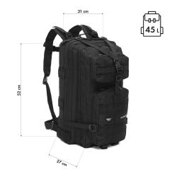 NILS Camp NC3902 Ranger čierny 45L batoh