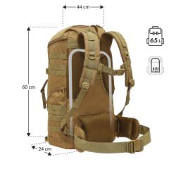 Nils Batoh Camp NC3903 Maverick hnědý 65L