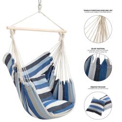 Nils Brazilské křeslo Camp NC3107 modré