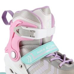 Nils NH18192 4v1 bílo-růžové dětské brusle