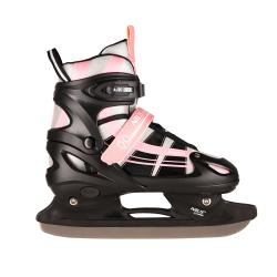 Nils NH18366A 2v1 čierno-ružové detské korčule