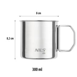 NILS CAMP Kempingová sada 4 hrnků NC1762