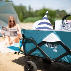 NILS CAMP Kempingový vozík NC1606 zeleno-šedý