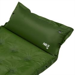 NILS Samonafukovací karimatka NC4018 tm.zelená