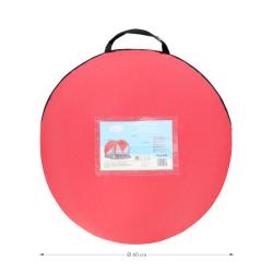 NILS Samorozkládací plážový stan NC3142 červený