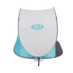 NILS CAMP Samorozkládací plážový stan NC3174 šedý (VÝPRODEJ)