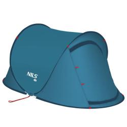 NILS CAMP Samorozkladací plážový stan NC3743 modrý