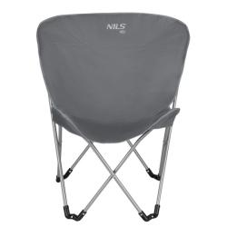 NILS CAMP Skládací křeslo NC3051 šedé
