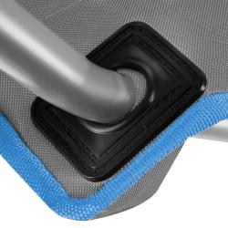 NILS CAMP Skládací židle NC3079 šedá-modrá