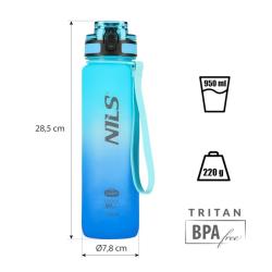 NILS CAMP Tritanová láhev na pití NCD04 950 ml modrá