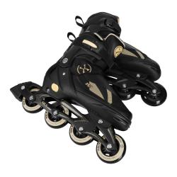 Nils NH382 Enzo béžové dětské brusle 2v1