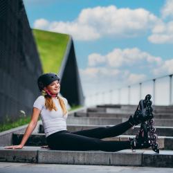 Nils NH382 Enzo ružové detské korčule 2v1