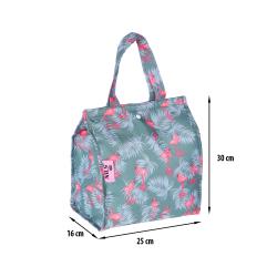 NILS CAMP Chladící taška NC1730 5L s plameňáky